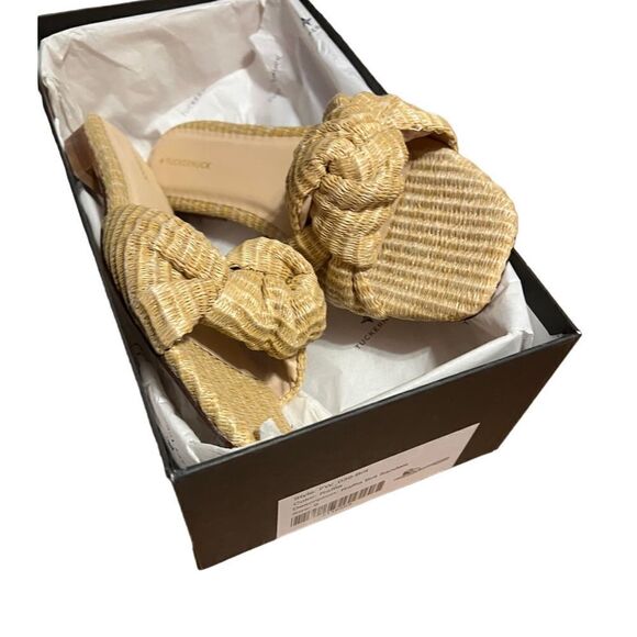 Tuckernuck Raffia Brit Sandals NIB Women's Sz. 9 - Picture 1 of 5
